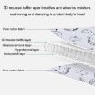Baby Head Restraint Belt - Car Seat Head Support (White Dinosaur) - 3