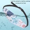 Baby Head Restraint Belt - Car Seat Head Support (White Dinosaur) - 4