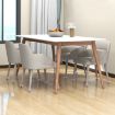 8pcs 0.75" Round Table Chair Leg Covers for Tiles/Wood Floors (Clear) - 9