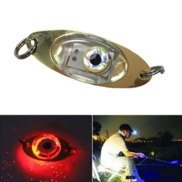 10G Red LED Underwater Lure - Glowing Metal Fish Bait Tool - 1