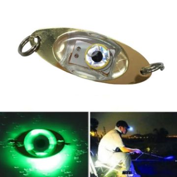 10G Green LED Underwater Lure Fish Tool - Glowing Metal Bait - 1