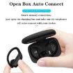 T16 Blue TWS Ear-mounted Bluetooth Earphones with LED Display & Noise Reduction - 4