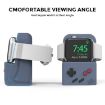 Apple Watch Silicone Charging Stand Base Storage (Black) - No Charger - 2
