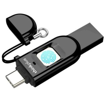 Lenovo Thinkplus TFU301 32G Type-C+USB Fingerprint Encrypted Flash Drive - 1