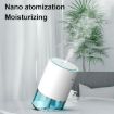 USB Pink 350ml Ultrasonic Air Humidifier Mini Angle Car Purifier - 3