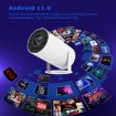 HY300 Smart Projector, Android 11.0, 120 Lumen, Portable, UK Plug - 8