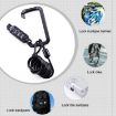 Universal Safety Code Wire Rope Helmet Lock for Motorcycles & Bicycles - 8
