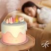 Mini USB Desktop Night Light & Humidifier - Cartoon Cake Design (Green) - 6