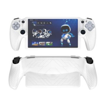 Sony PS Portal Game Console Silicone Protective Cover, White Case - 1
