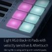 M-VAVE SMK-25 USB MIDI Keyboard Controller, 8 Drum Pads, White - 8