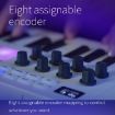 M-VAVE SMK-25 USB MIDI Keyboard Controller, 8 Drum Pads, White - 9