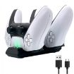 PS5 Controller Dock Charger - Dual Port Quick Charger (Black) - 2