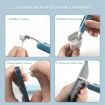 Multi-Function Bluetooth Earphone Cleaning Brush & Phone Dust Tool (Grey) - 7