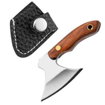 Mini Knife Keychain with Holster - Axe Sanding Model Pendant Accessory - 1