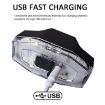 BF-915 Rechargeable 60 Lumen Bike Tail & Helmet Warning Light - 4