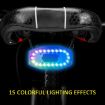 BF-911 Rechargeable 60 Lumen Colorful Bike Tail & Helmet Warning Light - 5