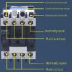 CHNT CJX2-1210 12A 220V AC Contactor with Silver Alloy Contacts - 3