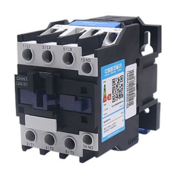 CHNT CJX2-3210 32A 220V AC Contactor with Silver Alloy Contacts - 1