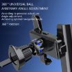 Silver Car Air Outlet Rotatable Snap-on Mobile Phone Navigation Bracket - 7