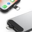 Type-C 2 In 1 Charging Port Dust Plug & Lanyard Set - Black - 8