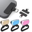 Type-C 2 In 1 Charging Port Dust Plug & Lanyard Set - Gray - 2