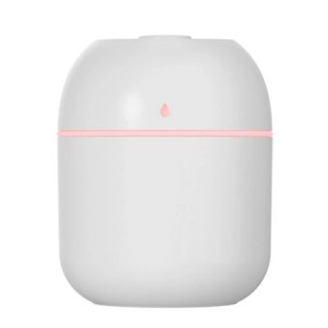 USB Plug-in Car & Home Air Purifier Humidifier - Large Capacity (White) - 1