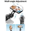 2m Black Metal Tripod Selfie Stick with 4 Expansion Interfaces for Phone - 7