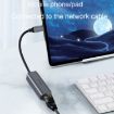 JINGHUA Type-C Gigabit LAN Converter - Driverless Network Card Adapter - 5