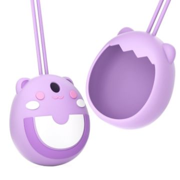 Tamagotchi Pix Purple Silicone Protective Cover for Electronic Pet - 1