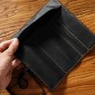 Retro Genuine Leather Pen Case - Tie Rope & Key, Crazy Horse Coffee - 5