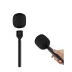 DJI Mic/Moma/Rode/Relacart Wireless Go Interview Handle Microphone (Black) - 2