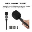 DJI Mic/Moma/Rode/Relacart Wireless Go Interview Handle Microphone (Black) - 4