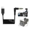 USB-C to 3.5mm Audio Adapter for DJI Osmo Action/Pocket (Black) - 1
