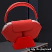 AirPods Max Silicone Charger Dock Stand Base - Red Wireless Headphone - 6