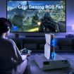 PS5 Slim Host Optical Drive/Digital Version with RGB Light Cooling Fan - 7
