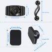 360 Double-Headed Car Magnetic Phone Holder - Gray - 3