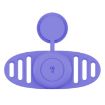 Airtag Binaural Waterproof Tracker Case for Pet Collar, Violet Purple - 1