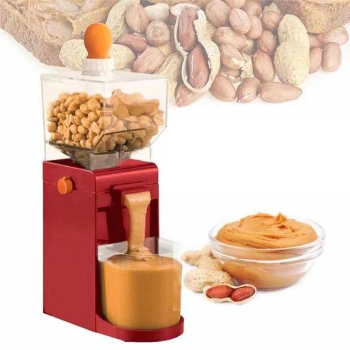 Electric Peanut Butter Machine Grinder - Small, UK Plug, Household Use - 1