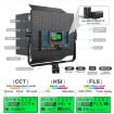 Pixel K80 RGB 45W Photography Fill Light Panel Lamp, 552 LEDs, LCD Display - 7