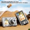 4K HD 60MP Dual Screen Selfie Camera, Optical Zoom, No Memory (Black) - 4