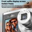 4K HD 60MP Dual Screen Selfie Camera, Optical Zoom, No Memory (Black) - 5