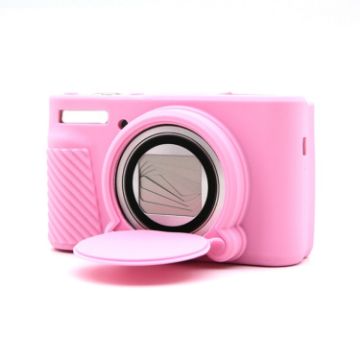 Pink Soft Silicone Protective Case for Canon SX730/SX740 - 1