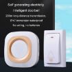 Wireless Smart Doorbell, Battery-Free, 2 For 1 Blue (UK Plug) - 7