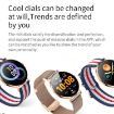 T8 1.3" Heart Rate/Blood Pressure/Blood Oxygen Smart Watch - Orange - 5