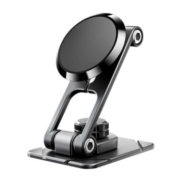 Foldable Magnetic Car Phone Holder - D30 Suspension Metal Stand - 1