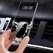 FAIK Silver Frosted Car Phone Holder Air Vent Gravity Sensor Bracket - 2