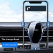 FAIK Silver Frosted Car Phone Holder Air Vent Gravity Sensor Bracket - 7