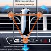Triangle Gravity Sensor Car Phone Holder - Air Vent Mount, Hook Model - 6