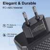 6-Port USB Travel Charger Power Adapter, Quick Charge, Pink EU Plug - 7