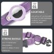 AirTag Tracker Dog Collar, Neoprene Lining, Reflective, Size S, Red - 4